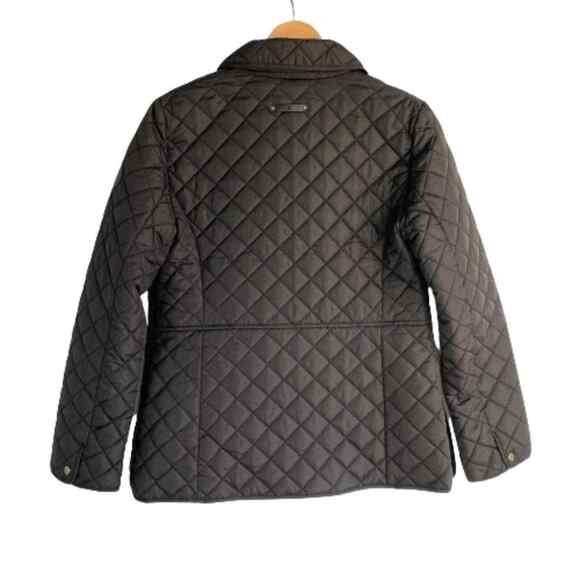 Ralph Lauren Snap Front Quilted Jacket Sz SP / Small Petite Black NWT - Picture 3 of 8